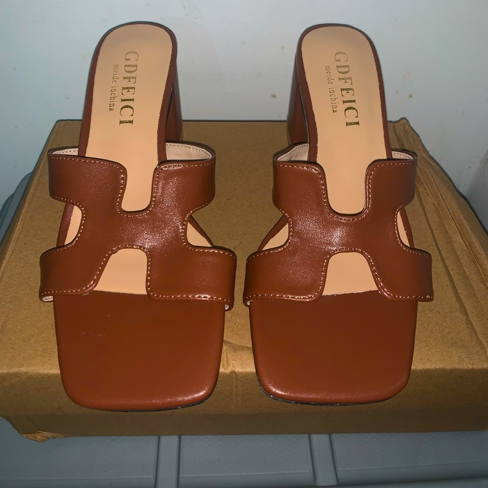 Size 2-2.5 heels/sandals